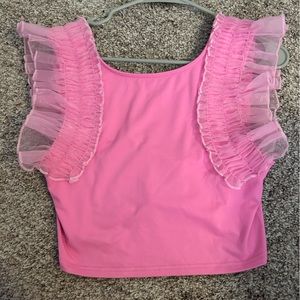 Pink boutique top